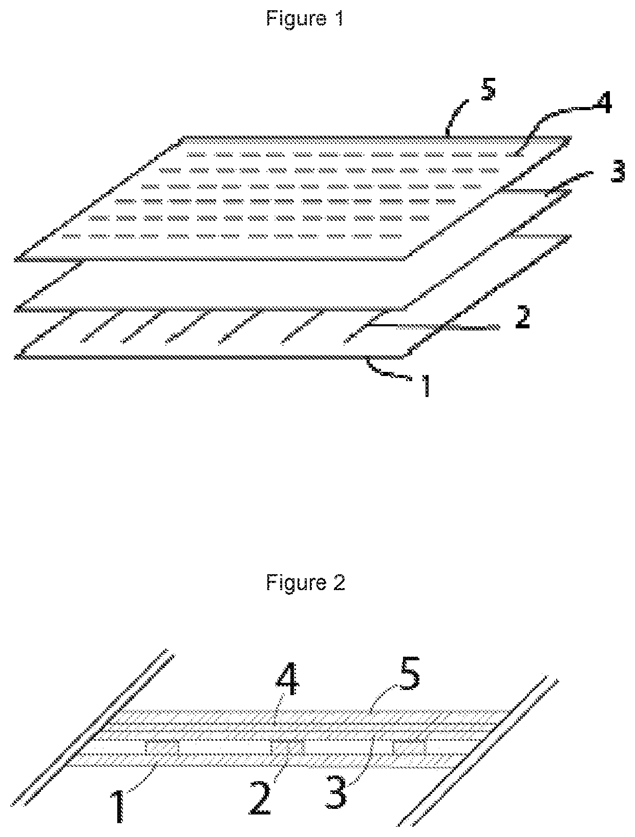 Textile piezoresistive sensor and heartbeat and/or respiratory rate detection system