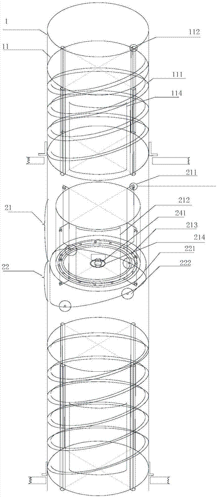 Vertical lifting device capable of climbing by manpower and control method thereof