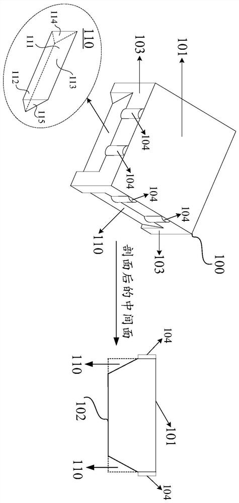 Siphon water-permeable brick body and paving method thereof