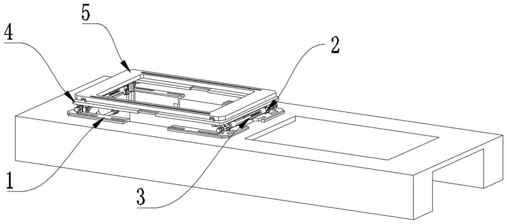 A complete set of power cabinet combination balance adjustment device