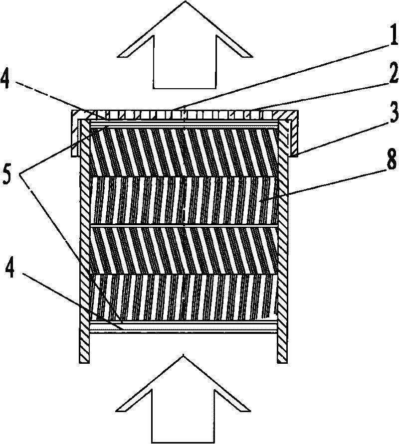 Cooling filter layer of condensed aerosol fire extinguishing equipment