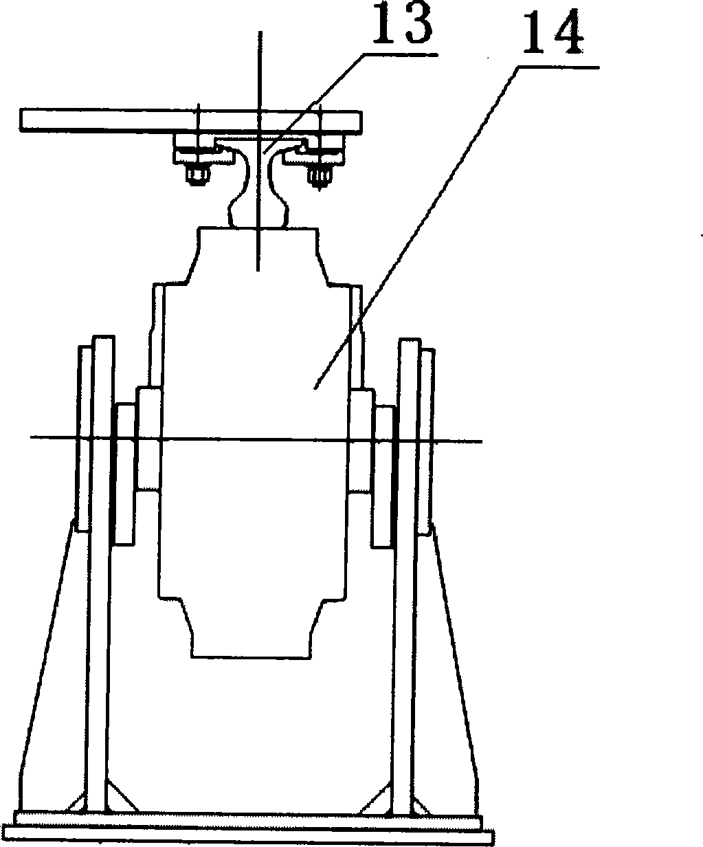 Four-fulcrum double-vehicle tipping apparatus