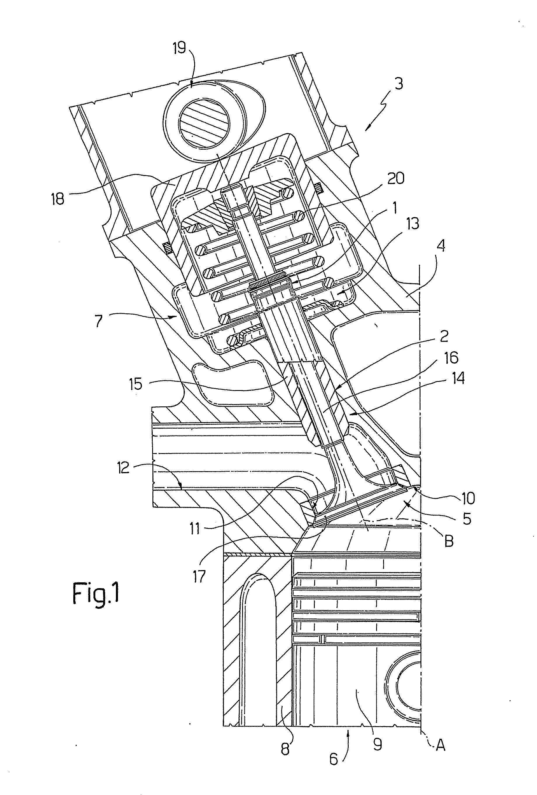 Gasket for a Valve in an Internal Combustion Engine