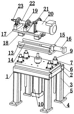 Rotary cutting control type wood drilling machine