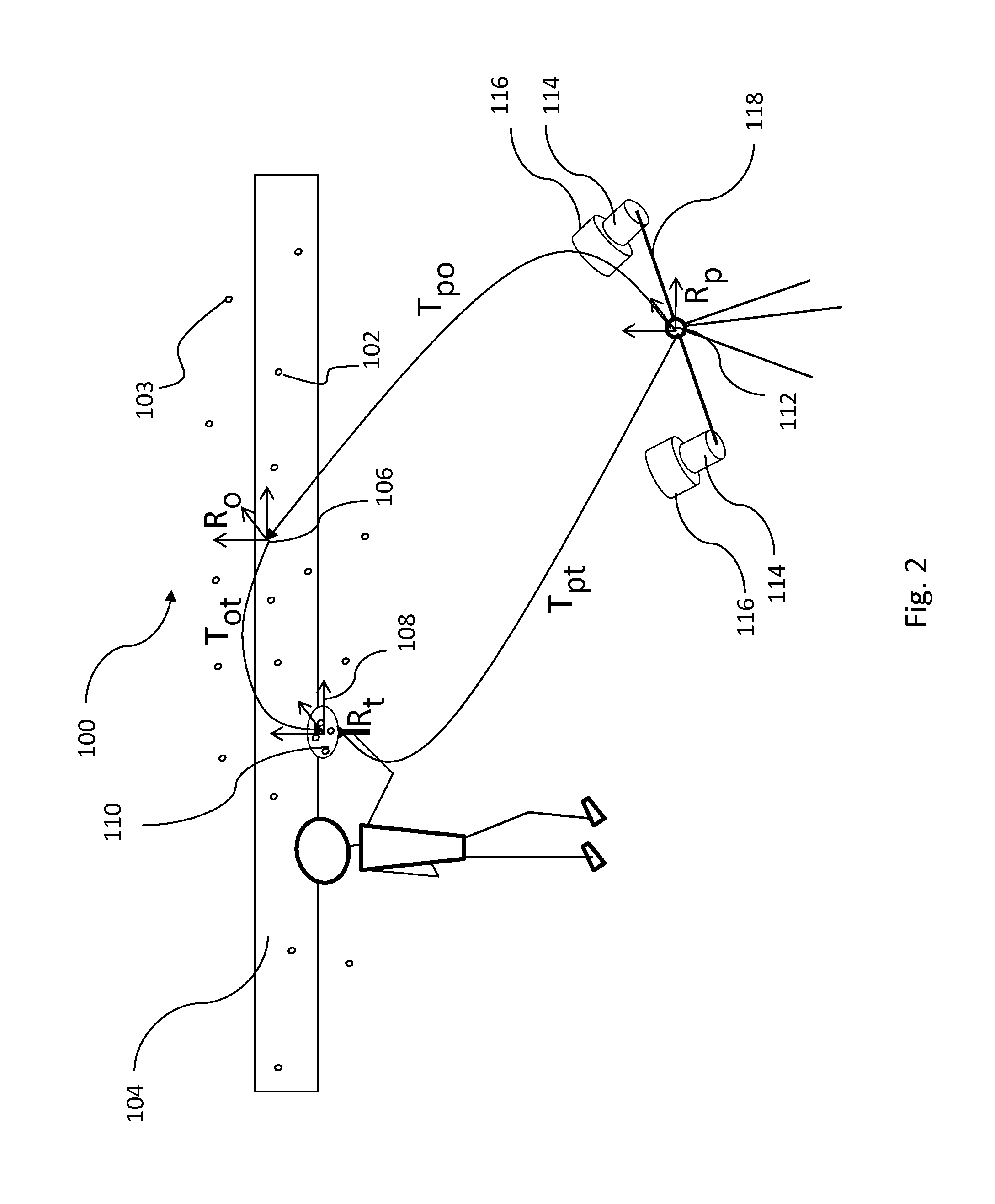 Object inspection with referenced volumetric analysis sensor