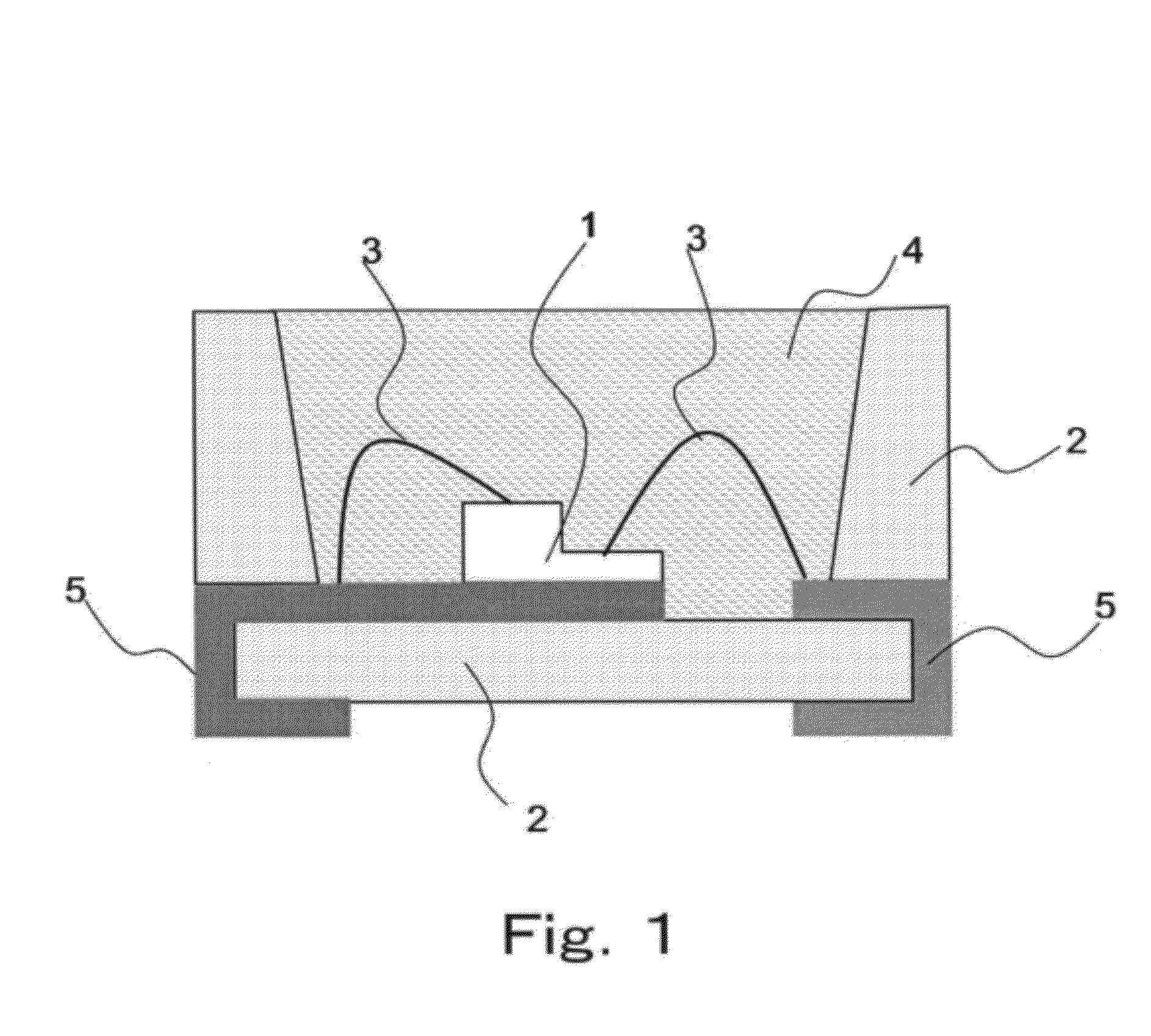 Material for a molded resin for use in a semiconductor light-emitting device
