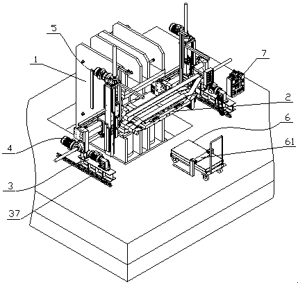 Joint-free crawler jaw type vulcanizing machine and working method thereof