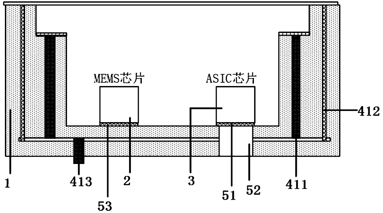 A mems package with heat sink and magnetic shield and preparation method thereof