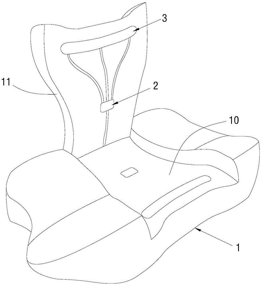 Intelligent pillow capable of measuring physiological parameters of human body and physiological parameter measuring method thereof