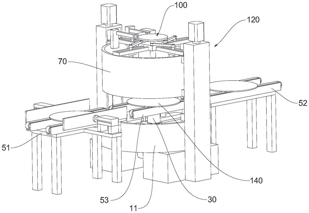 Round glass edge grinding device based on computer control