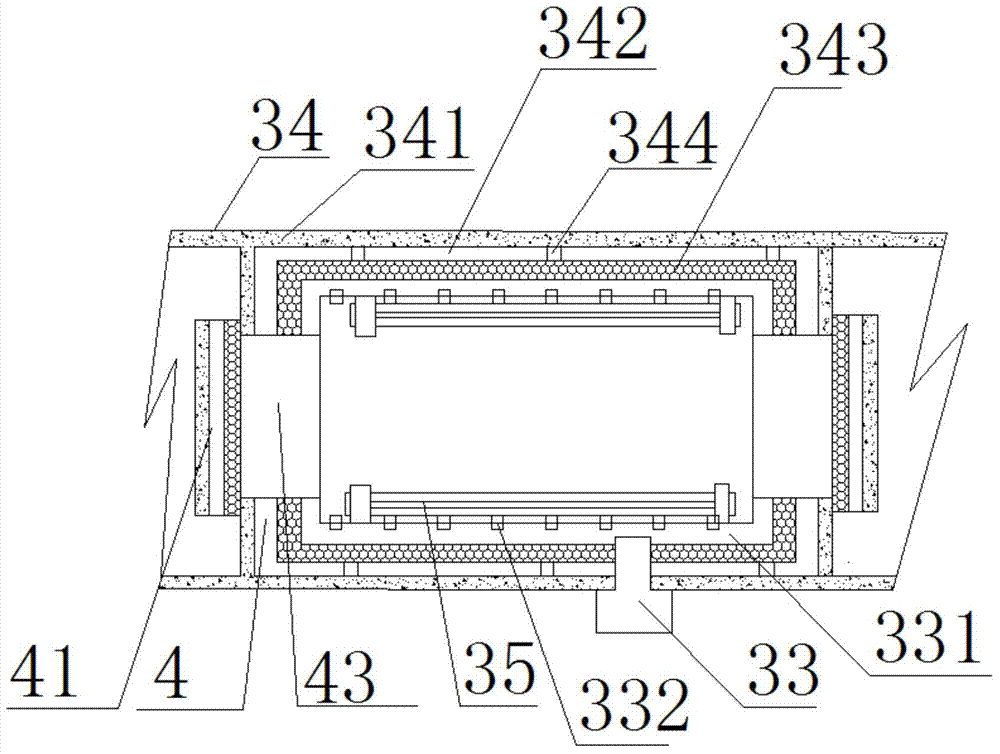 A three-chamber vacuum furnace for anti-corrosion and sewage shower purification monitoring operation