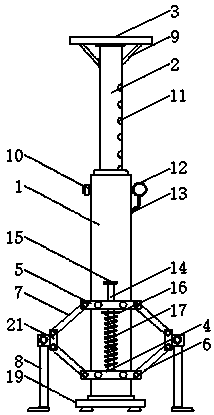 Novel single-tube support for lifting precast beam and precast laminated slabs