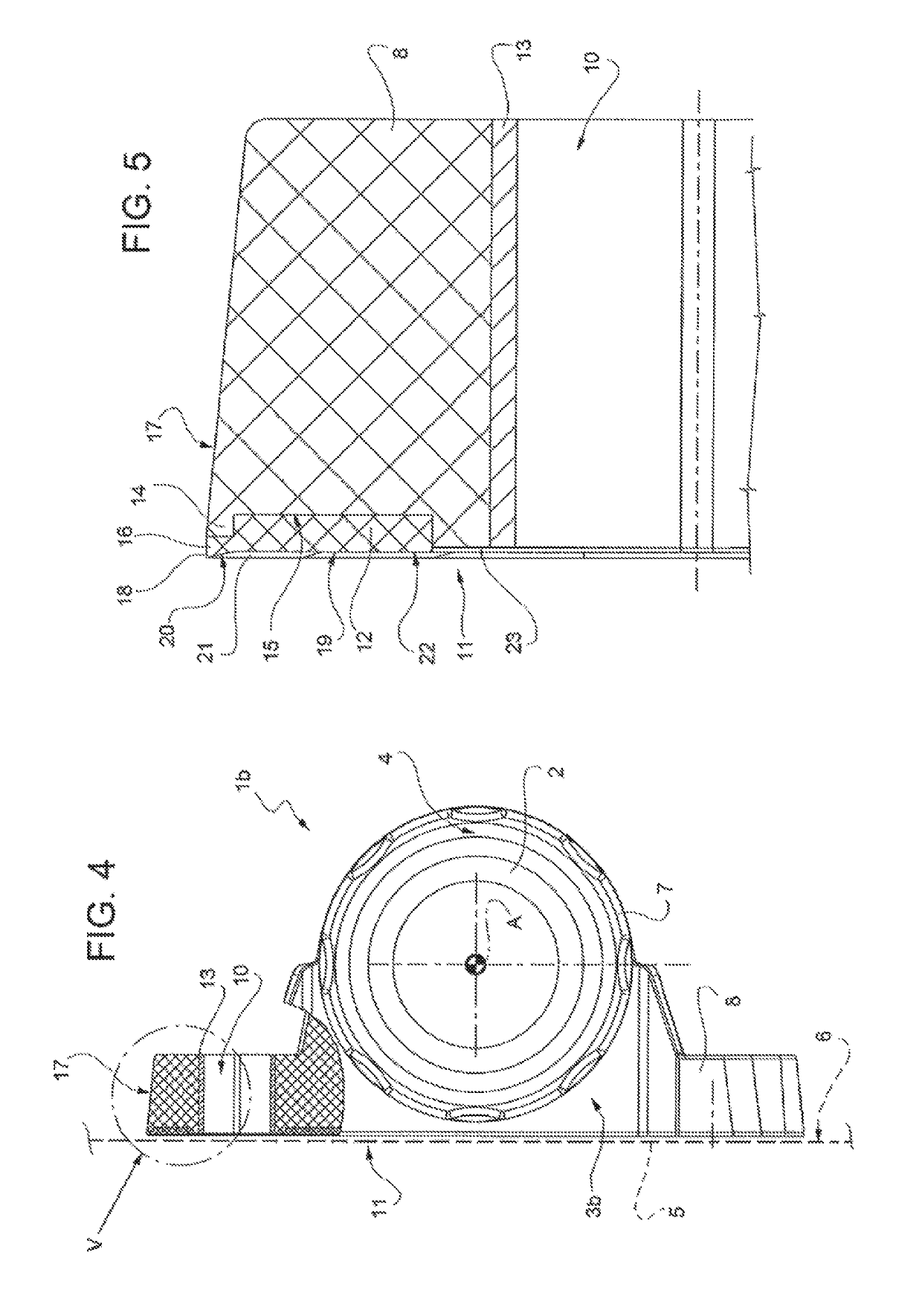 Bearing housing in particular designed for the food industry