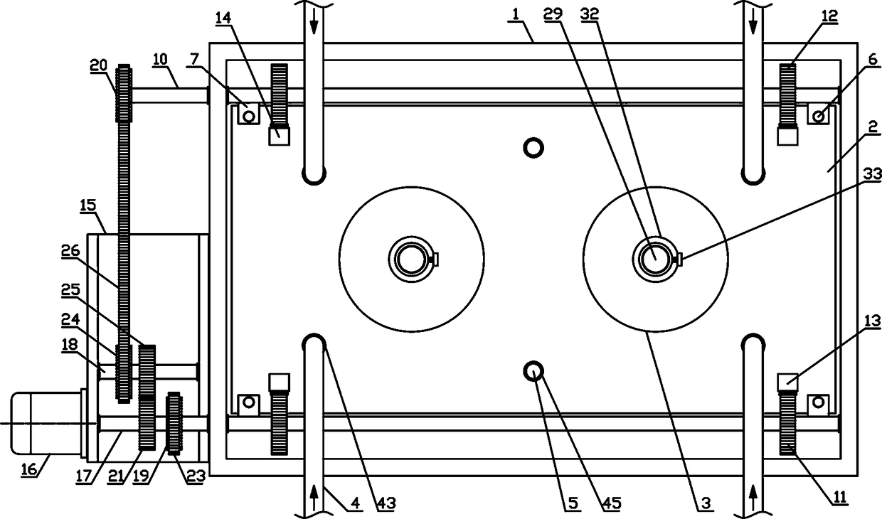 Bleaching and dyeing mechanism for blended yarn