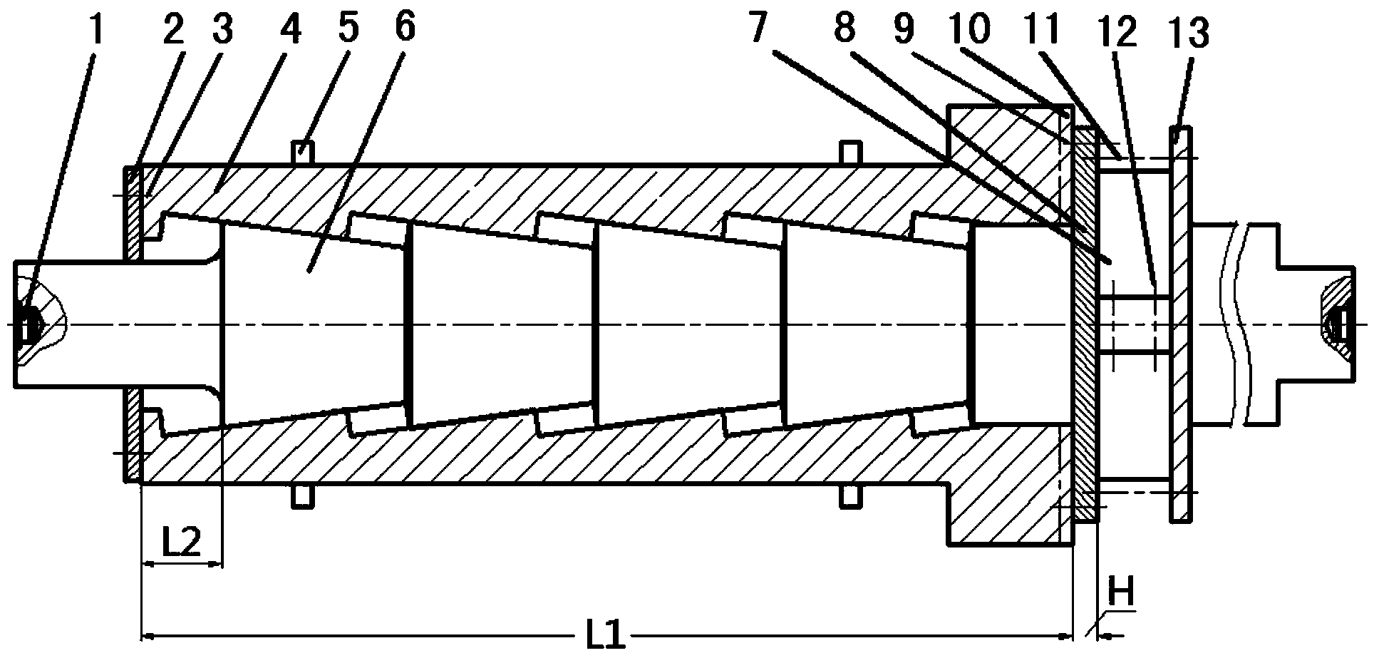 Method for machining fan-shaped plate outer circle by utilizing split base plate