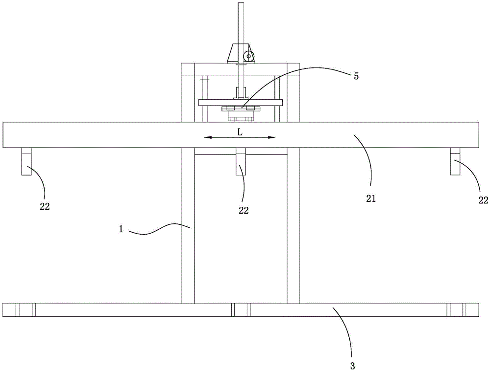 Solar water heater support stability detection device