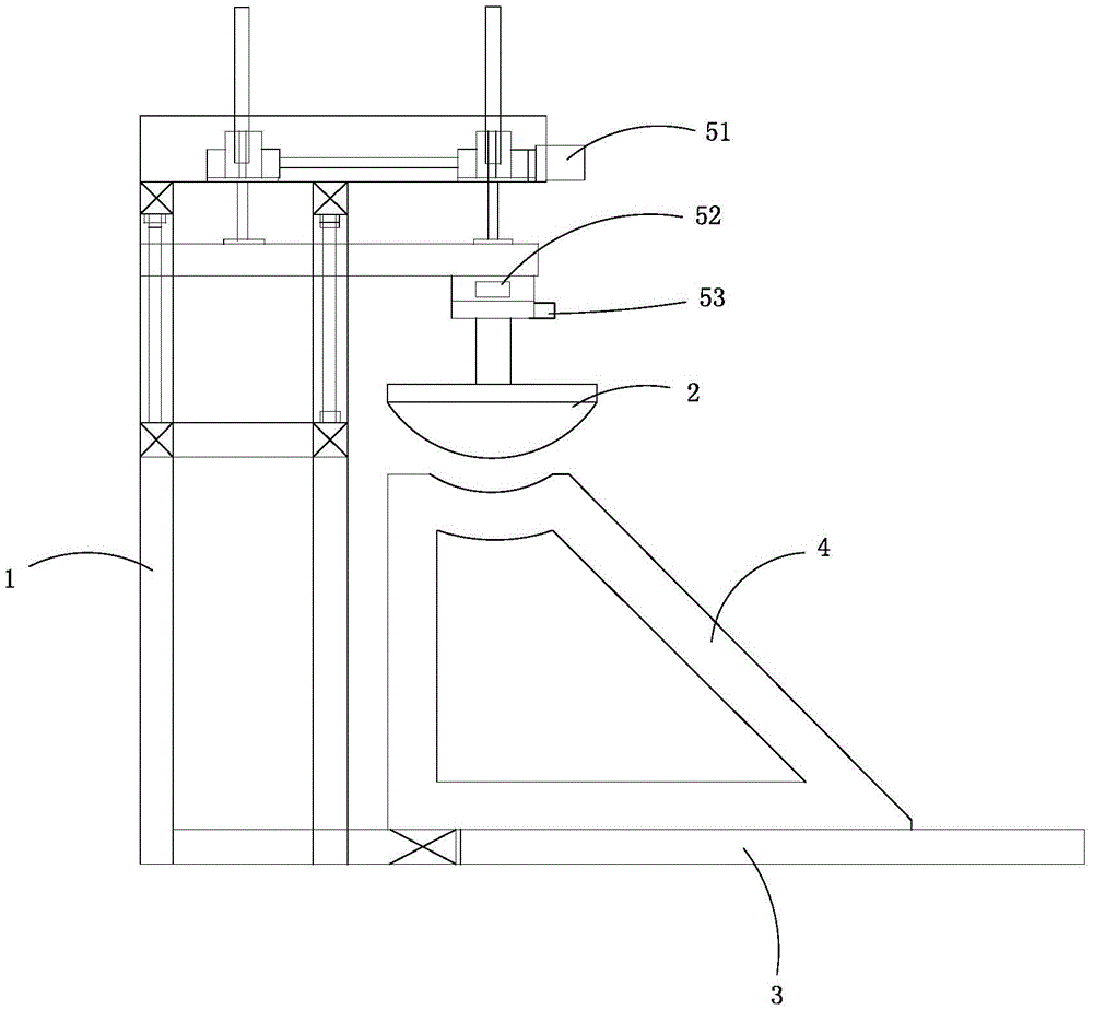 Solar water heater support stability detection device