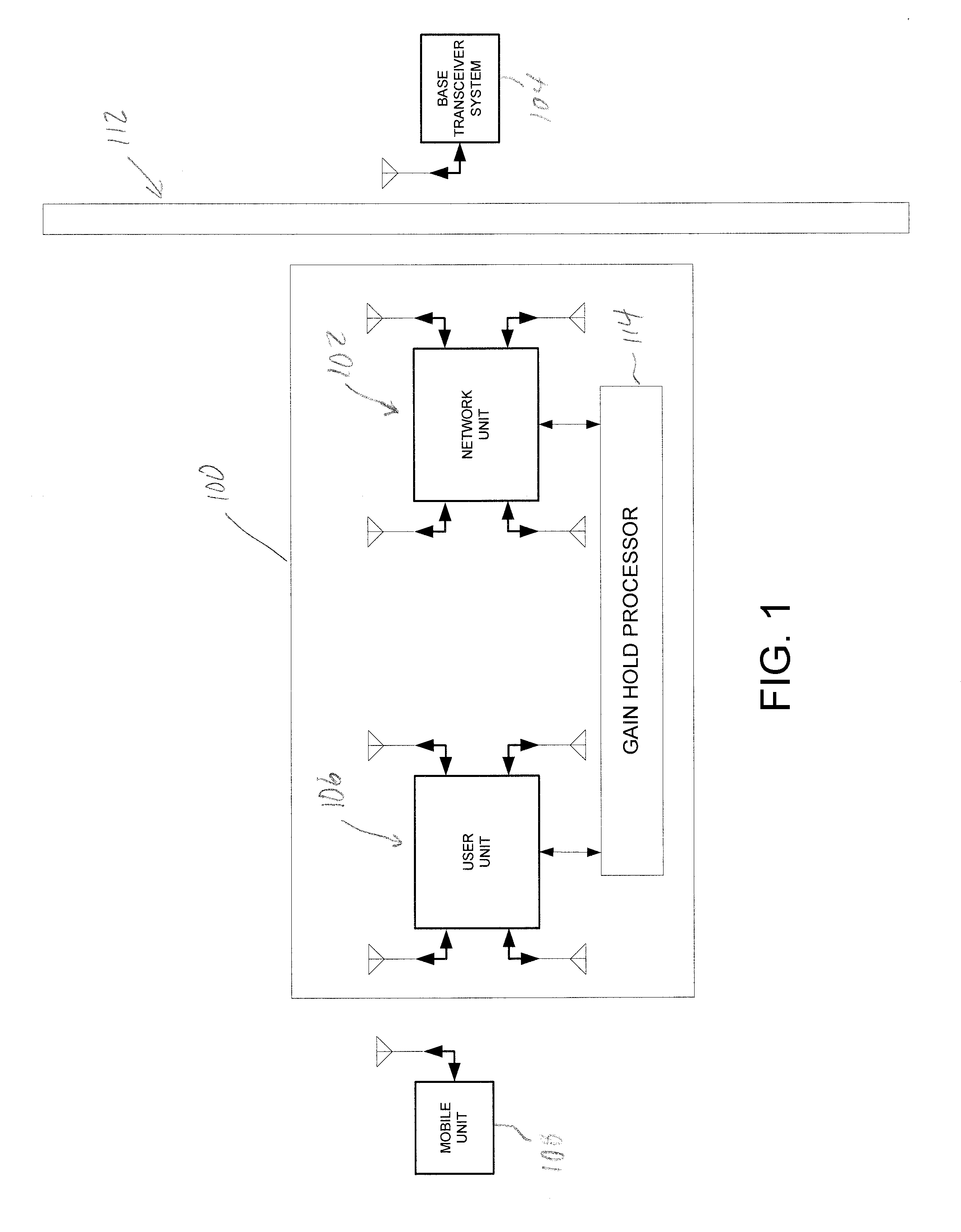 System for Dynamically Controlling the Gain of a Repeater