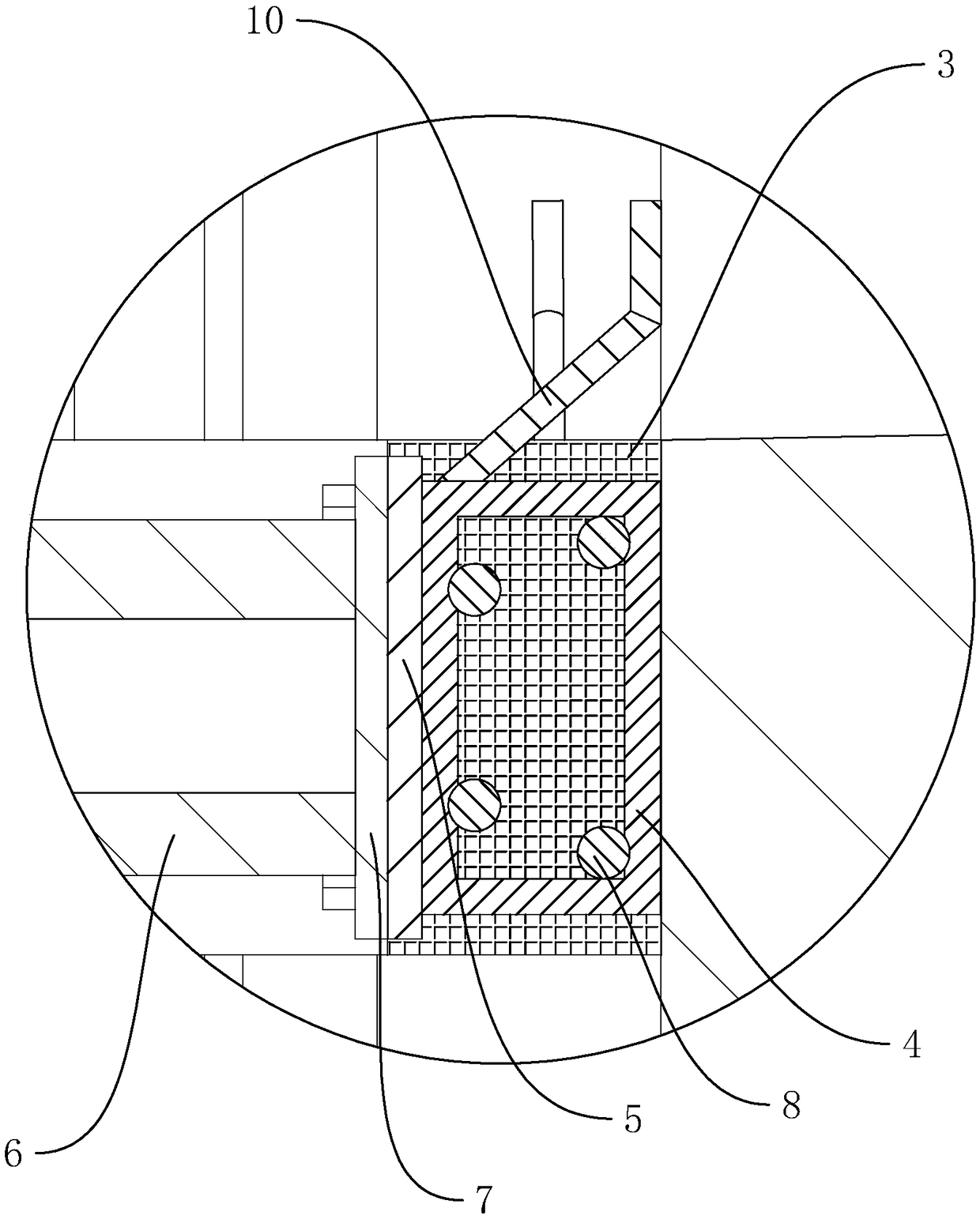 Supporting structure using Larsen steel sheet piles and construction method thereof