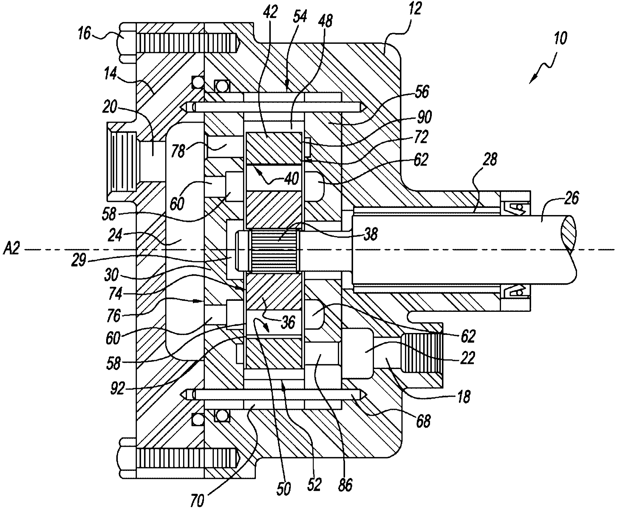 Gerotor hydraulic pump