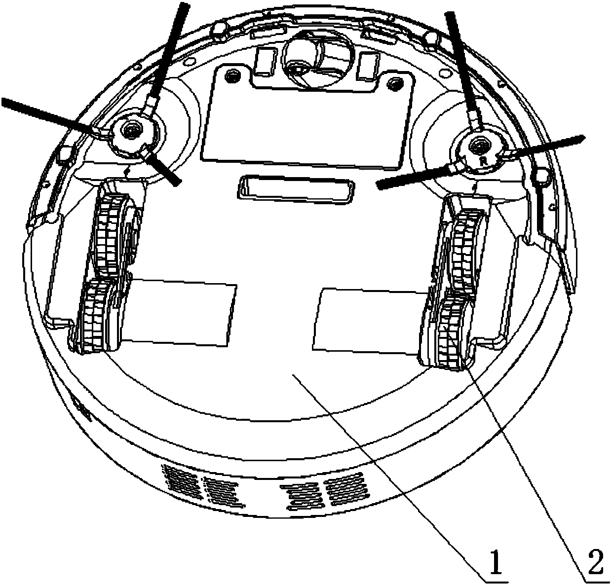 Driving wheel support of intelligent mobile equipment, driving wheel device and intelligent mobile equipment