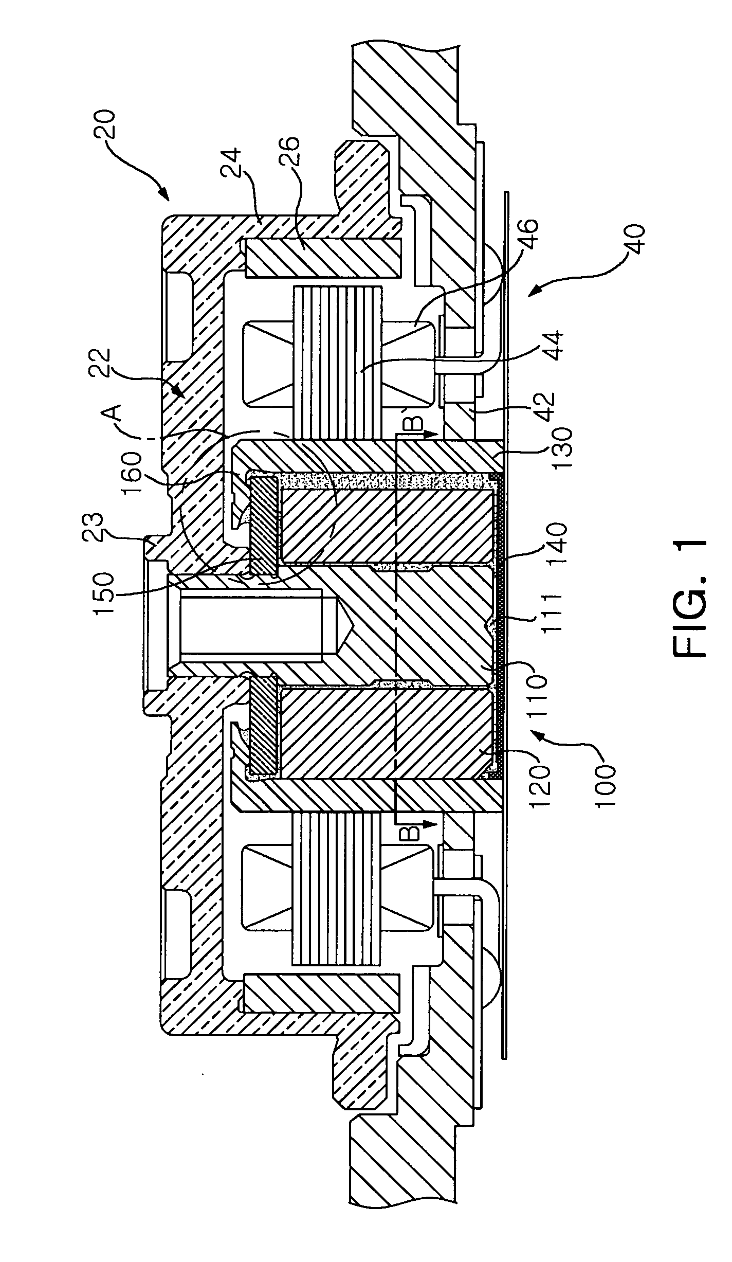 Fluid dynamic bearing assembly and motor having the same
