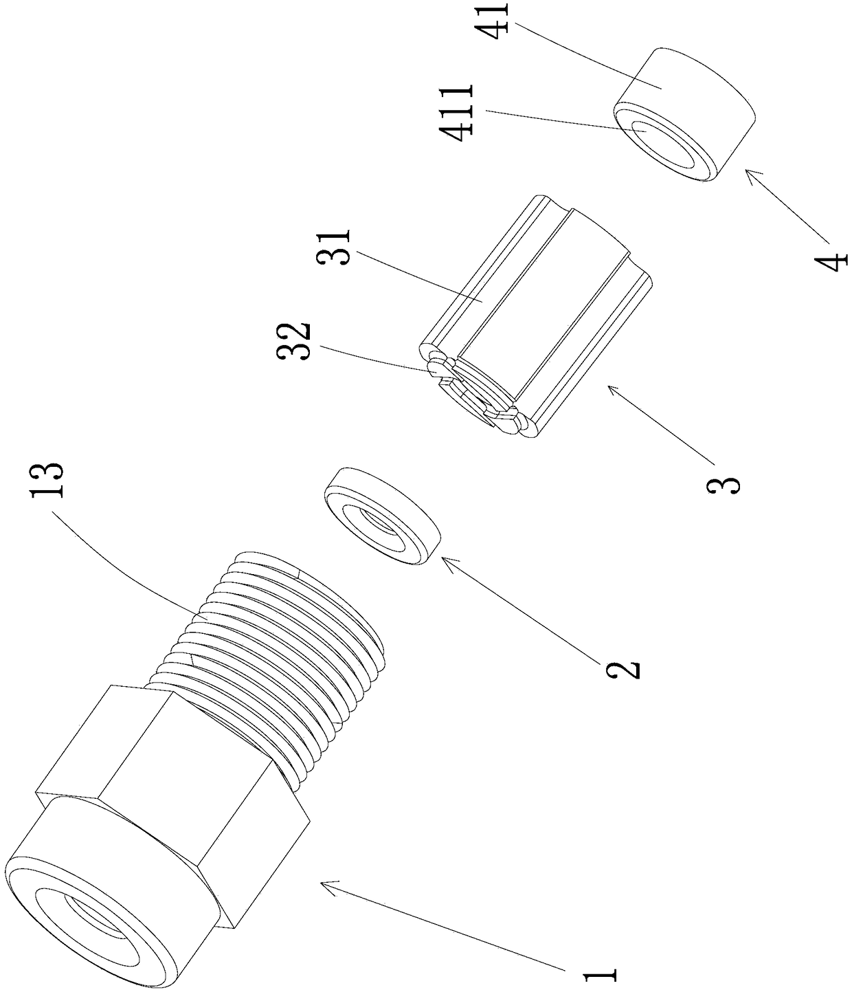 A non-clogging atomizing nozzle under normal pressure