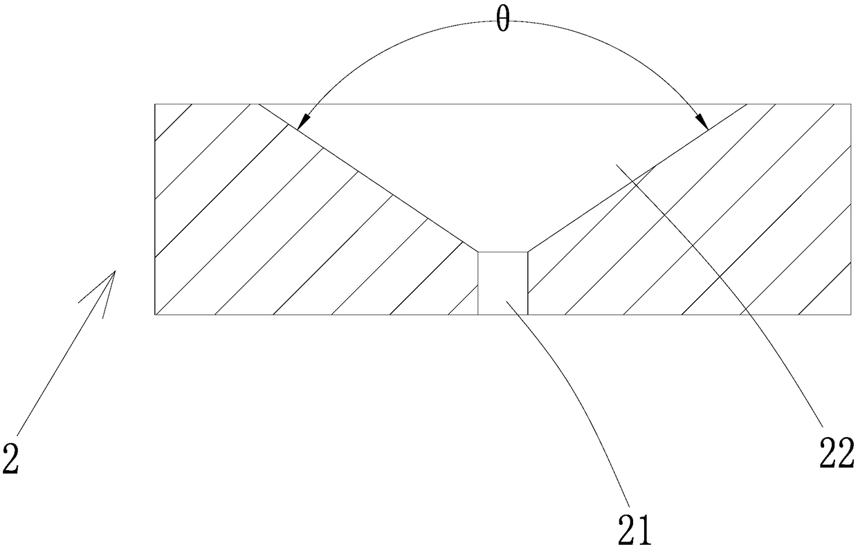 A non-clogging atomizing nozzle under normal pressure