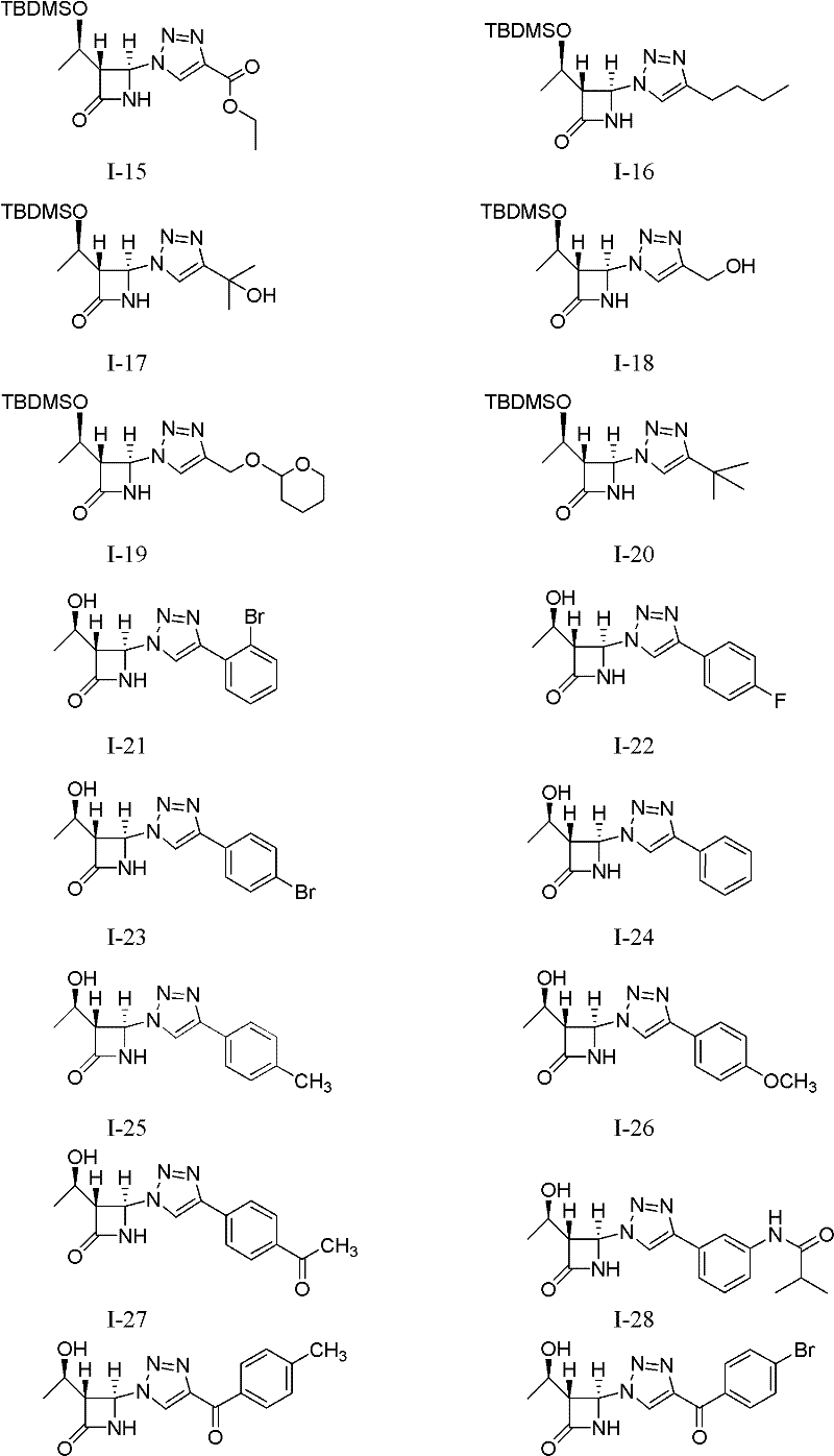 Application of 4-1H-1,2,3-triazole-beta-lactam derivative