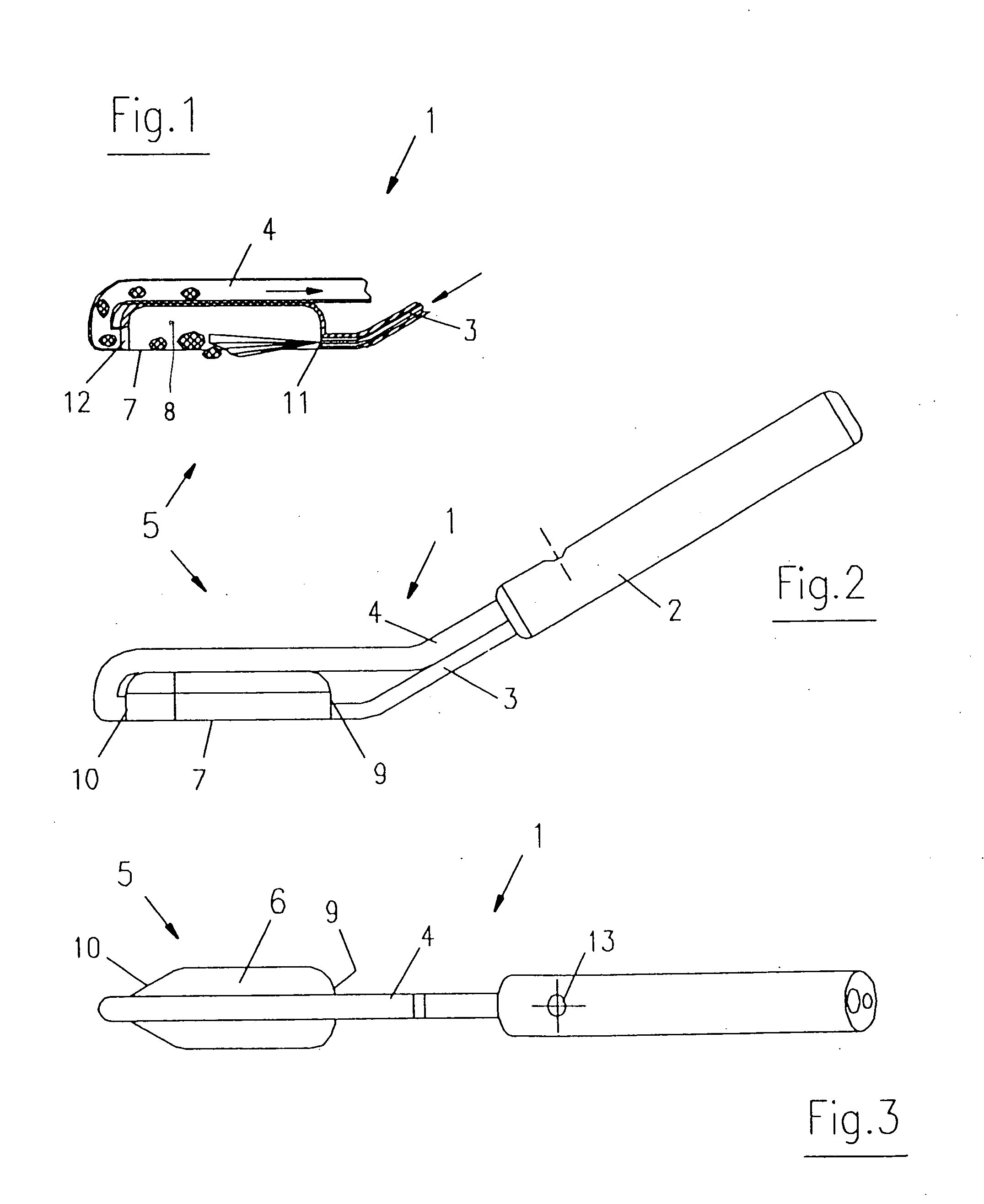 Applicator for a water jet separating apparatus