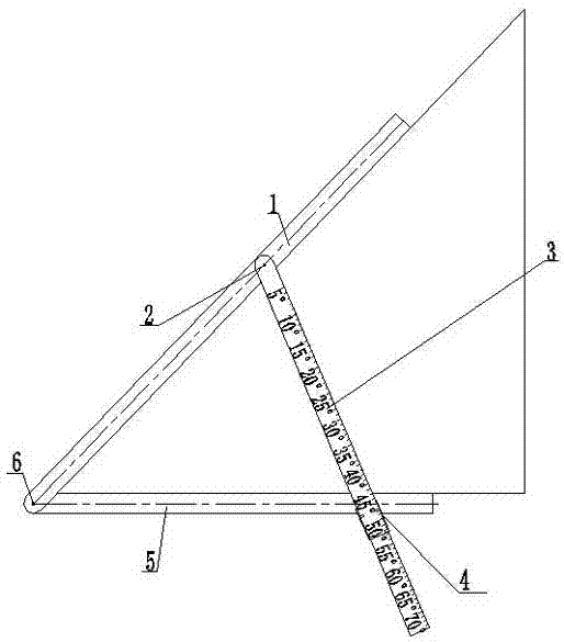Portable angle ruler