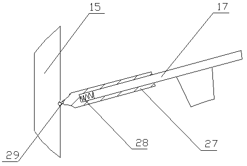 A dust collection and dedusting device for building construction ground