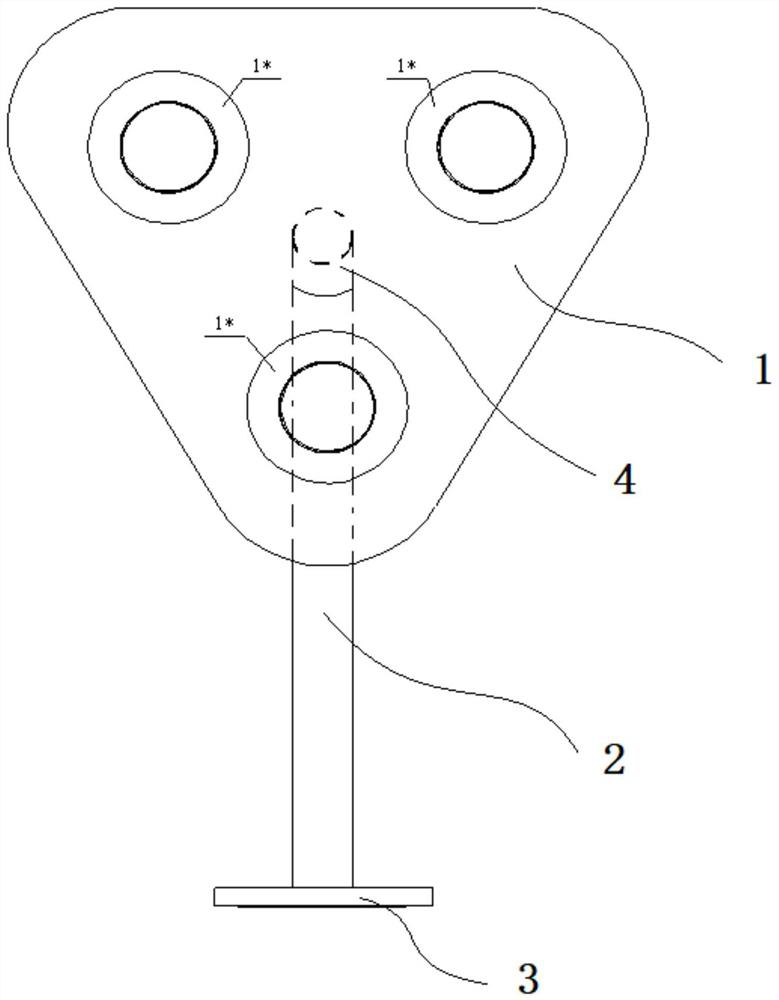 Mounting method and mounting tool for pipe of gas collecting platform of chemical tanker