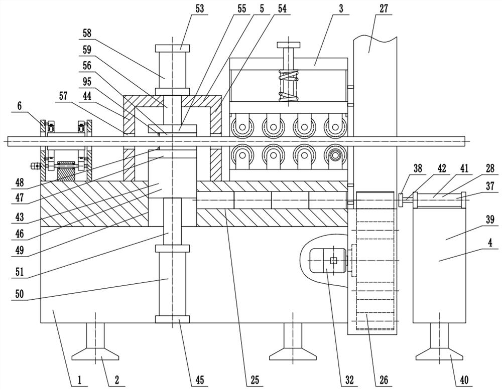 A kind of steel casing machine