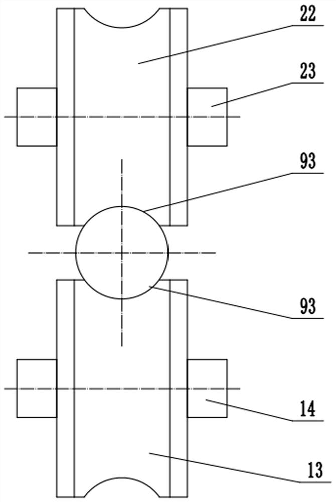 A kind of steel casing machine