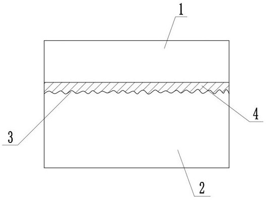 Active linking agent and brazing method for contact reaction between graphite and stainless steel