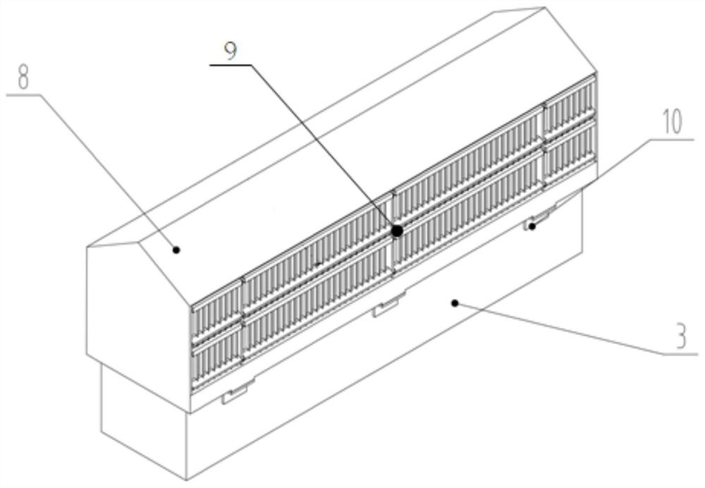 Gas raising device applied to efficient absorption liquid separation of staged absorption tower