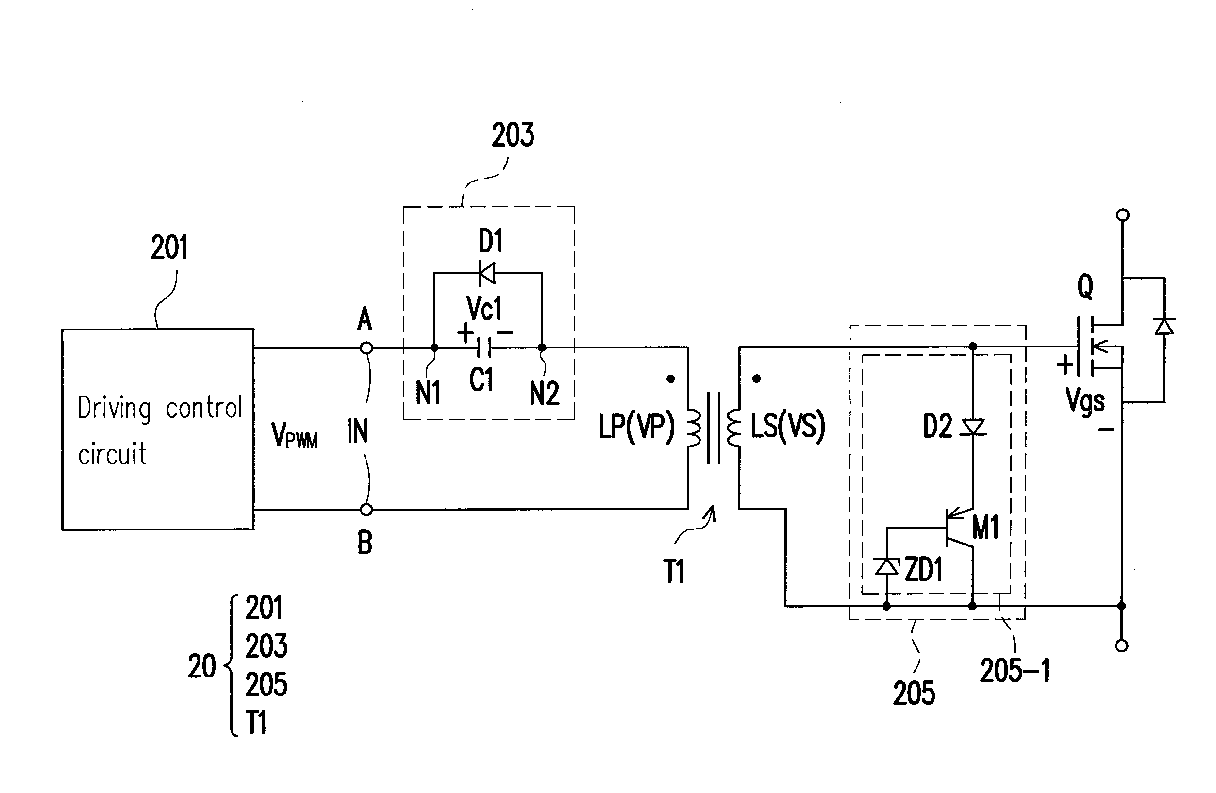 Isolated gate driver adapted for pwm-based switching power supply