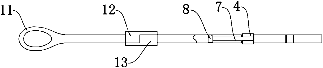 Oval grasping forceps capable of performing elastic automatic returning