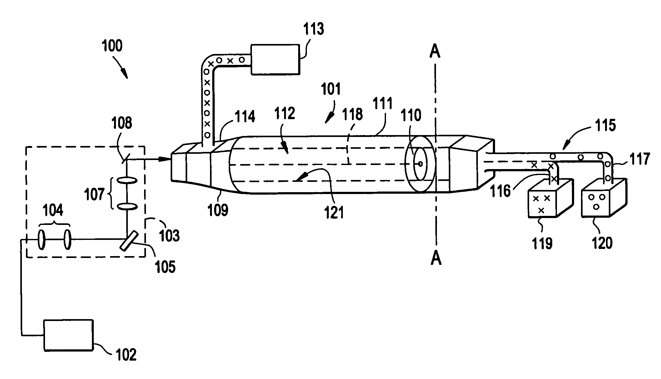 Apparatus for optically-based sorting within liquid core waveguides