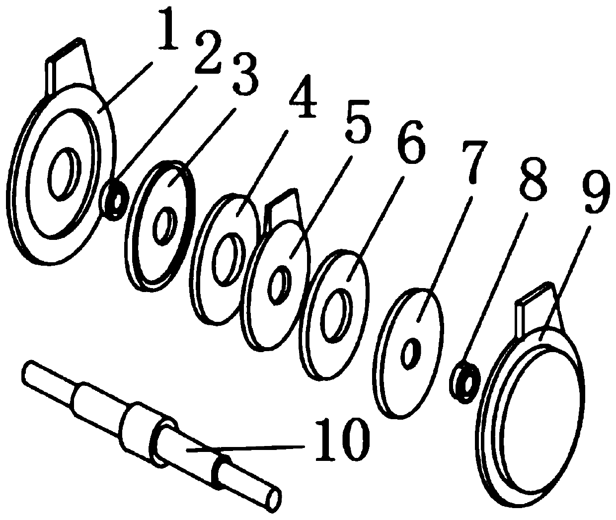 Ceramic PCB disc type brushless excitation motor