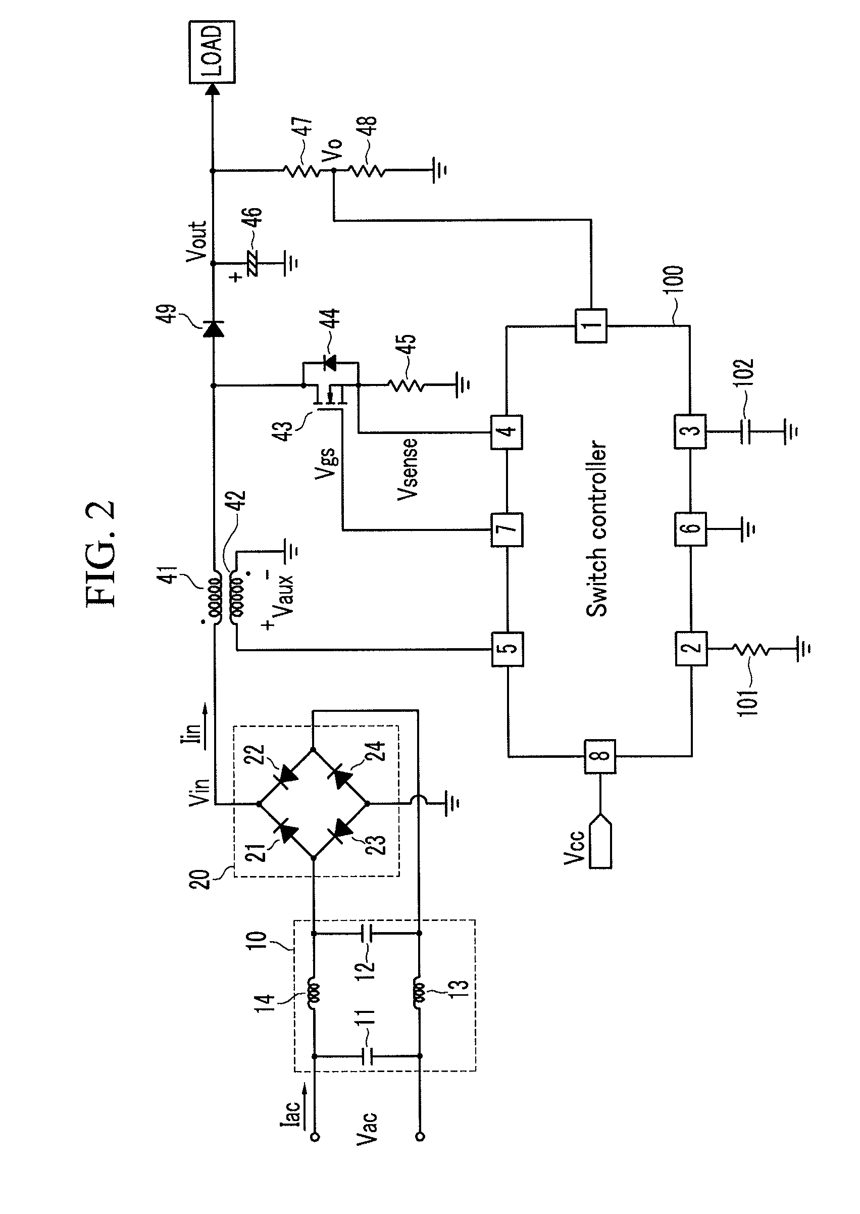 Switch control device and converter including the same