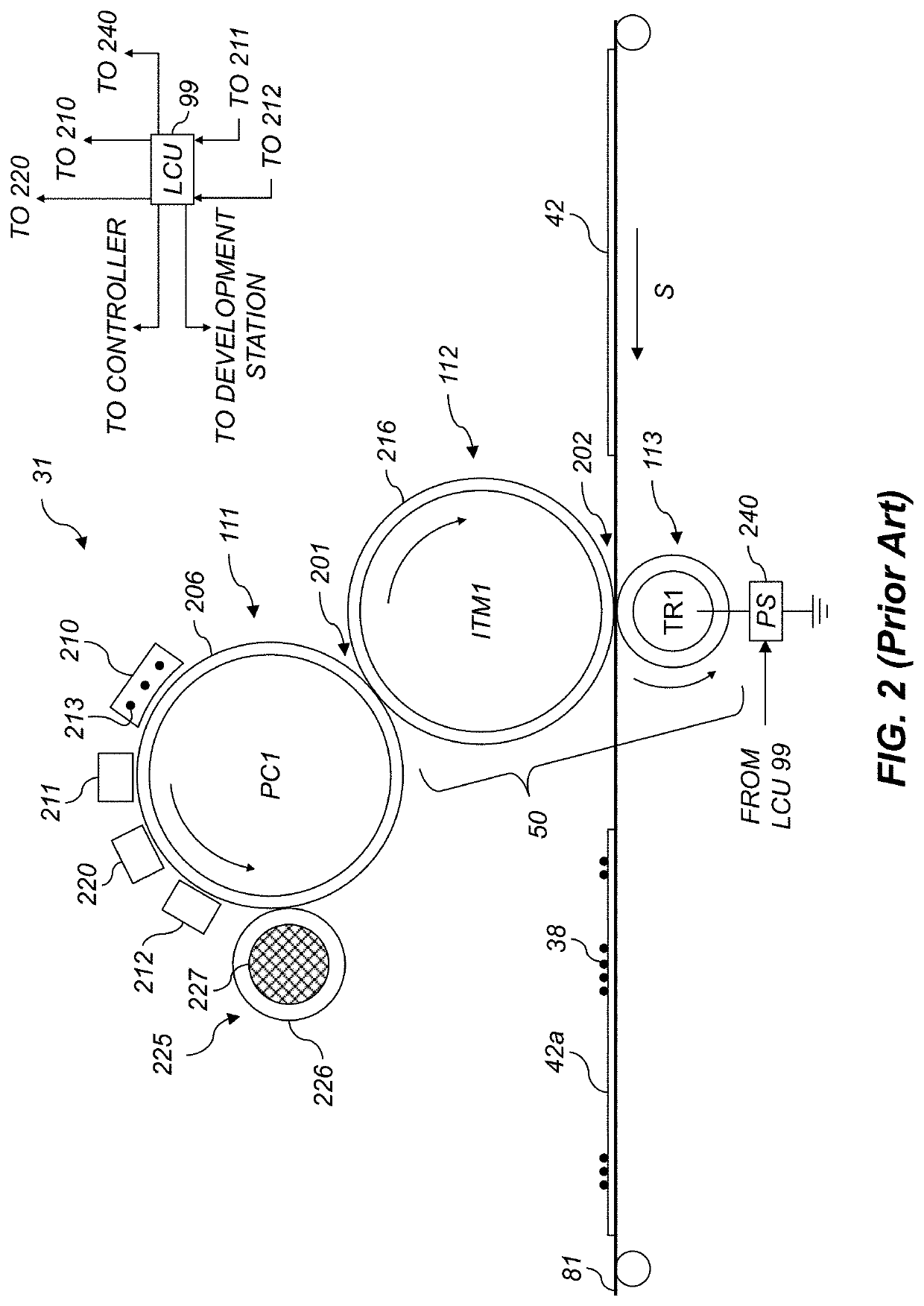 Printing system for printing on tabbed media