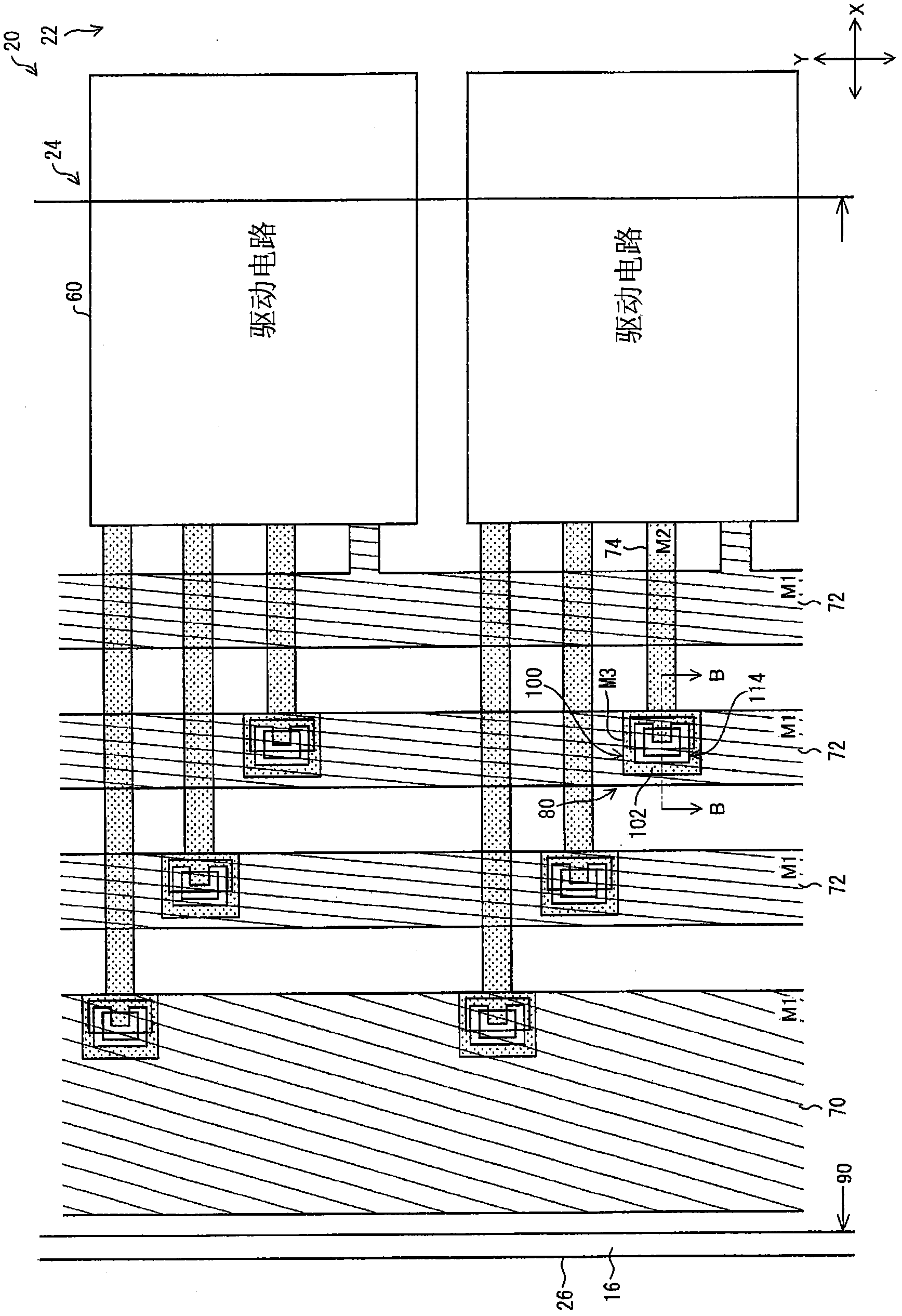 TFT array substrate, and liquid crystal display panel