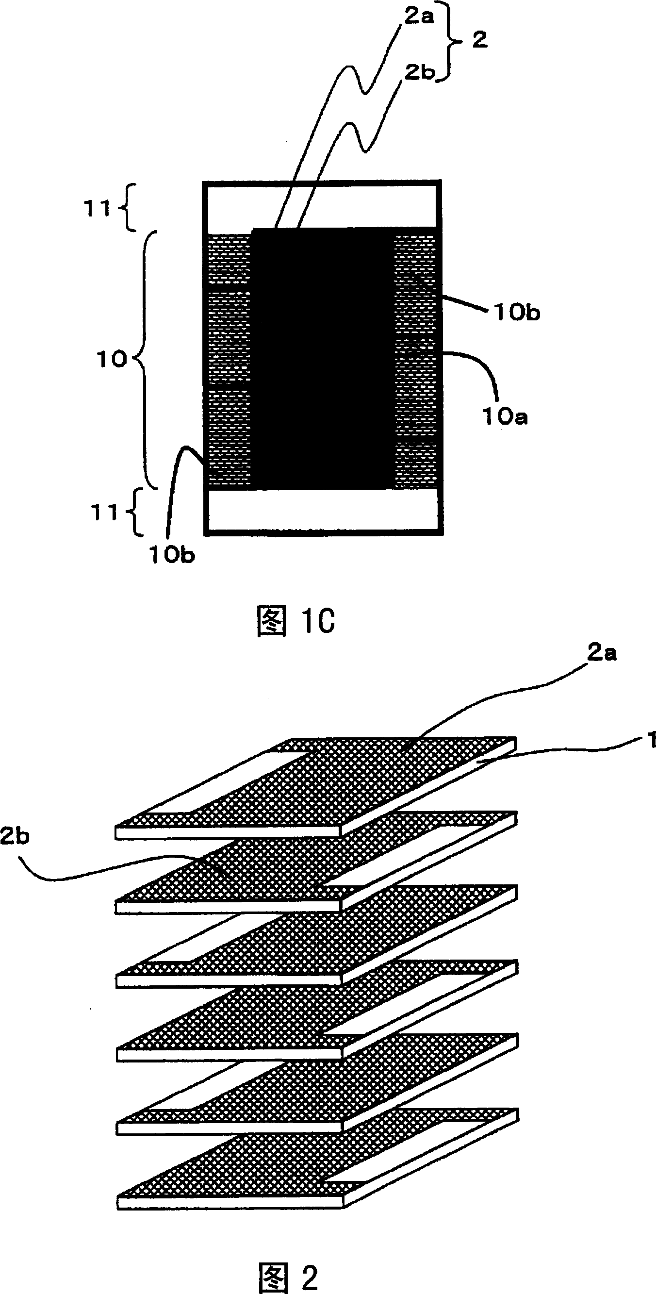 Multilayer electronic component and injection system using same