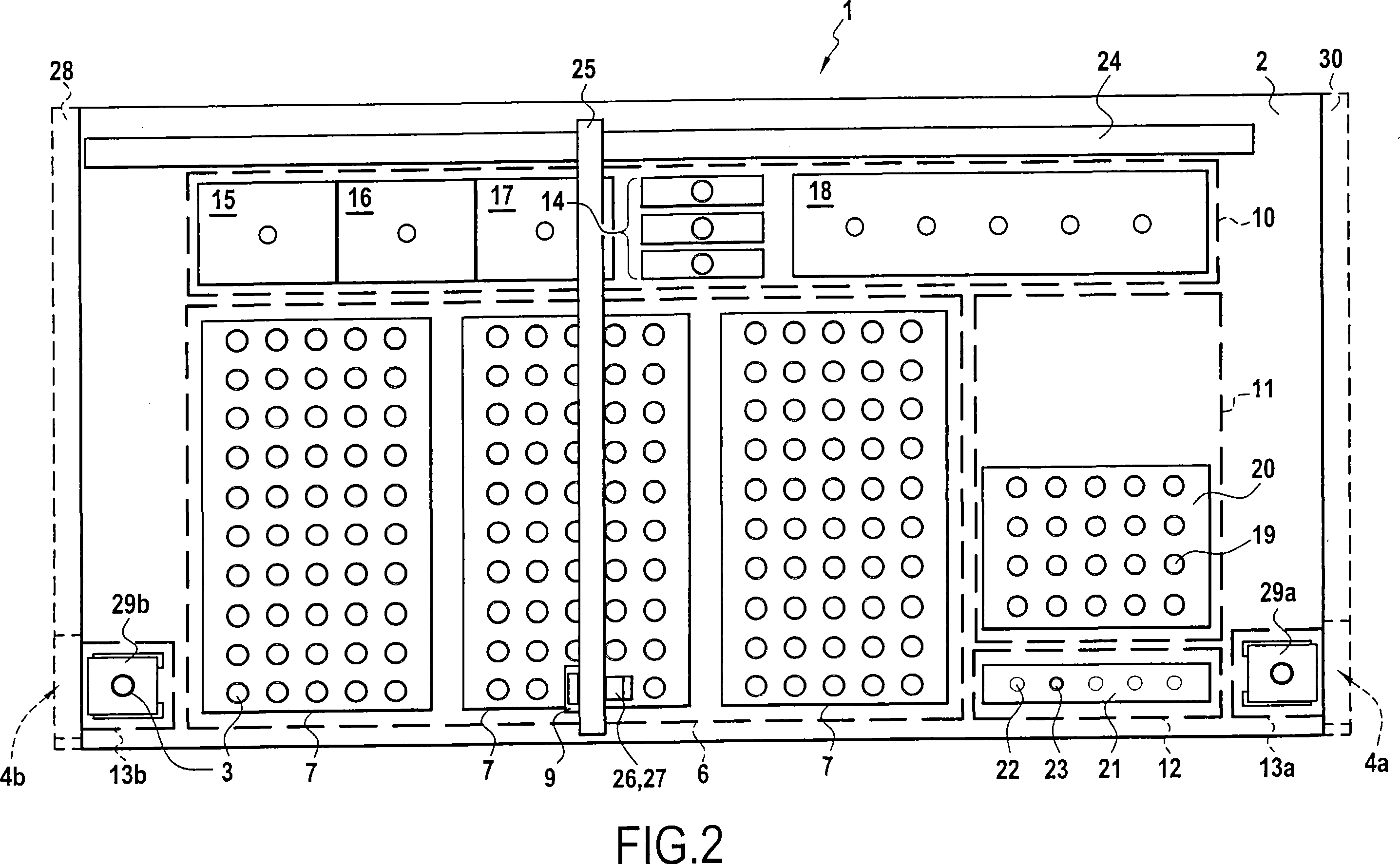 Automated method for preparing whole blood sample analysis and automated device therefor