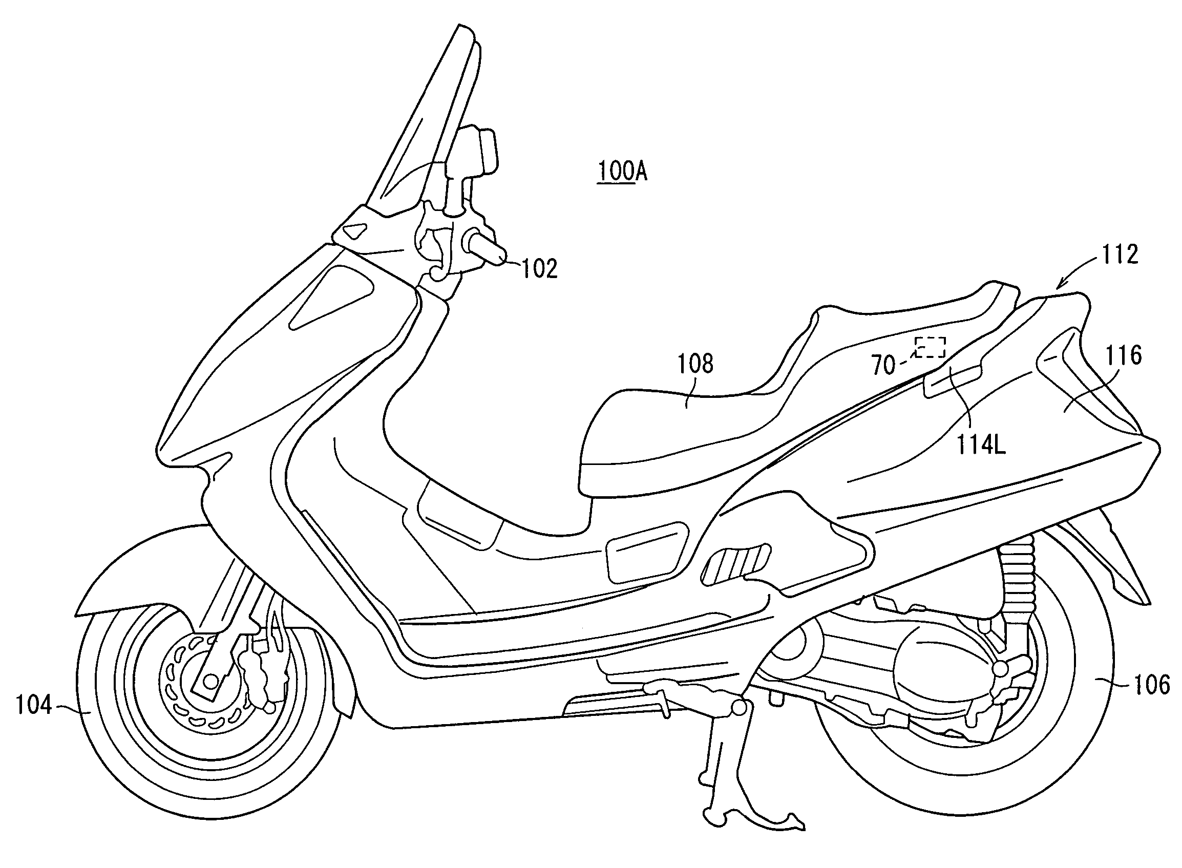 Motorcycle electronic key system