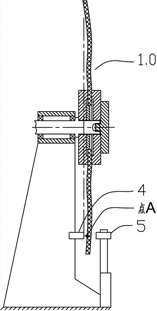 Accurate measurement method for end jump and planeness of circular saw web