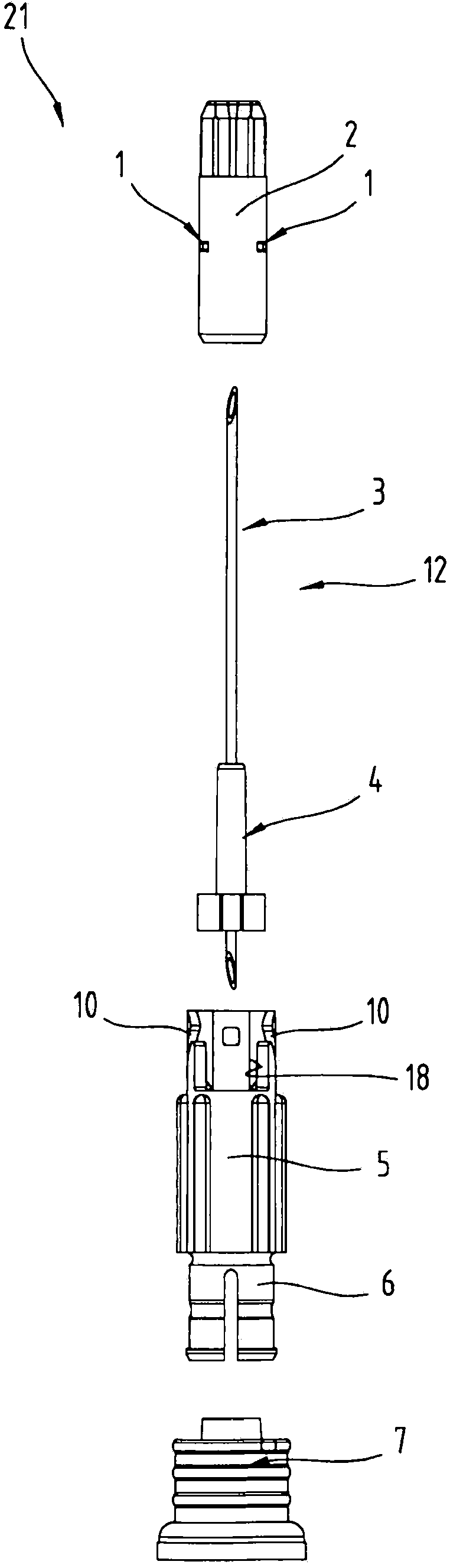 Syringe head, ejector unit, and syringe formed from same
