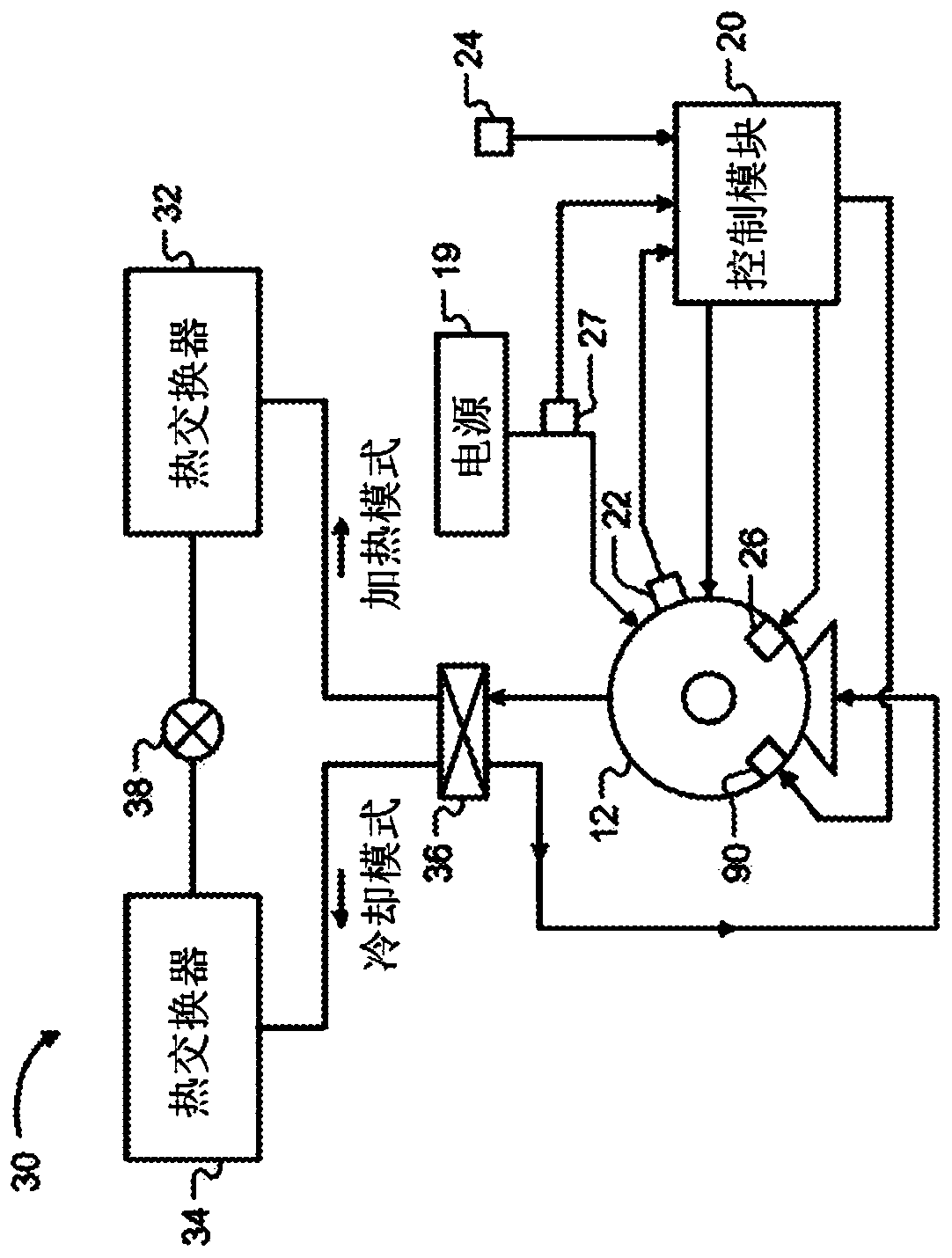 Compressor with flooded start control